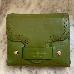 Vintage Kate Spade green wallet